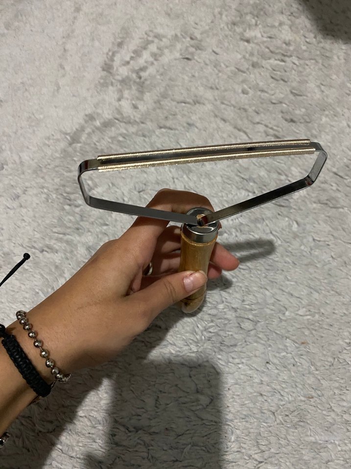 Ahşap Saplı Gri Tüy toplayıcı - Görsel 2