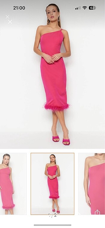Pembe elbise