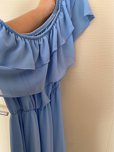 Şifon elbise - Görsel 3