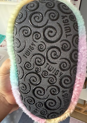 Kız Çocuk Unicorn Peluş Ev Terliği - Görsel 5