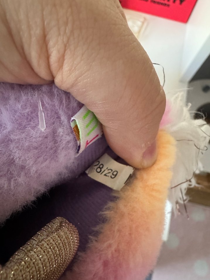 Kız Çocuk Unicorn Peluş Ev Terliği - Görsel 4