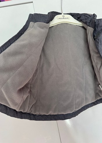 Gri Erkek Çocuk Kapüşonlu Ceket - Görsel 2