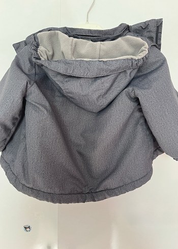 Gri Erkek Çocuk Kapüşonlu Ceket - Görsel 3