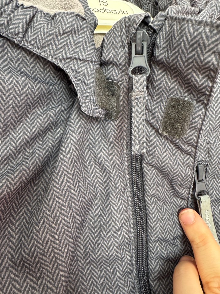 Gri Erkek Çocuk Kapüşonlu Ceket - Görsel 4