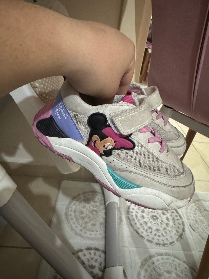 Kız Çocuk zara Cırtlı Spor Ayakkabı - Görsel 2