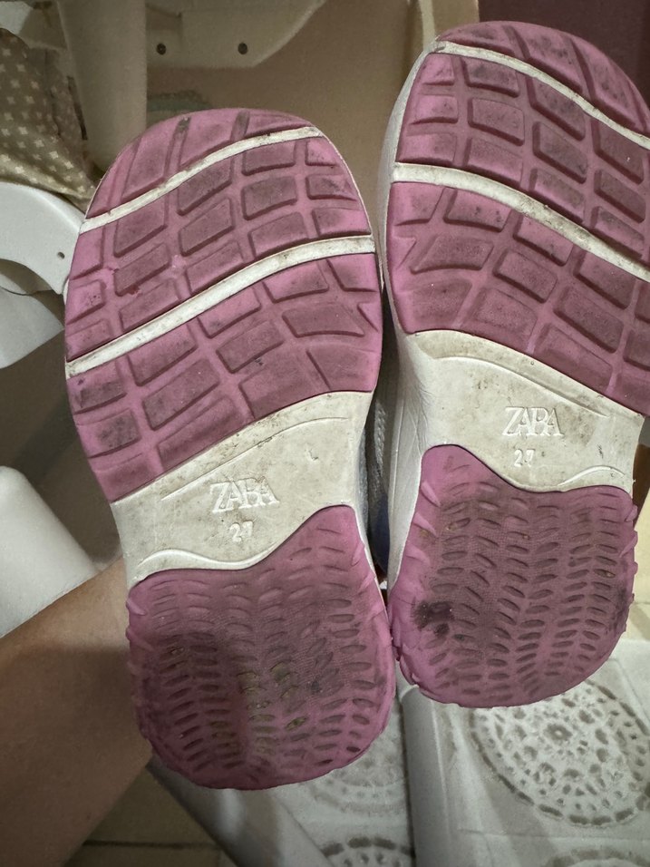 Kız Çocuk zara Cırtlı Spor Ayakkabı - Görsel 3