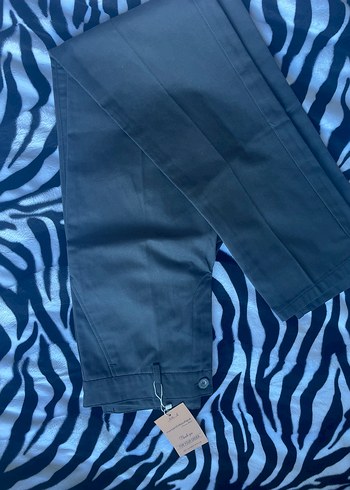 Düğmeli Kadın Kumaş Pantolon, Normal Boy, Regular Fit - Görsel 3