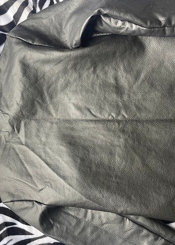 Kadın Deri Biker Ceket - Görsel 2