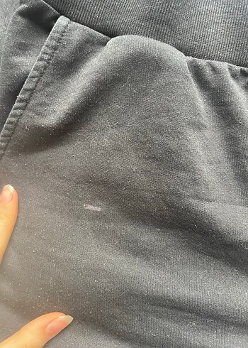 Siyah bol eşofman - Görsel 3