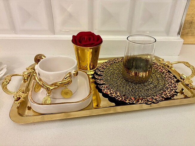 Zara Home Kahve Yanı Pullu Sunum Peçetesi