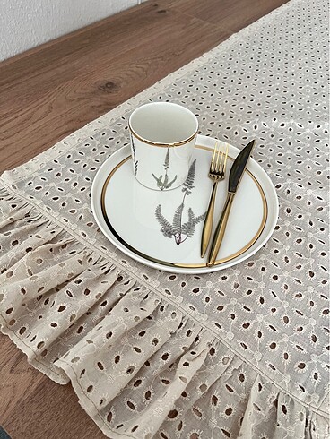 Vintage bej rengi runner