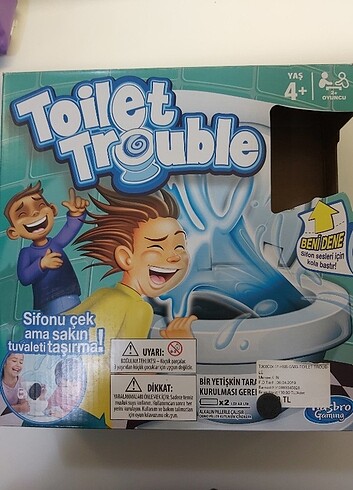 Beden Renk Toilet Trouble - Hasbro Gaming - Tuvalet Oyunu