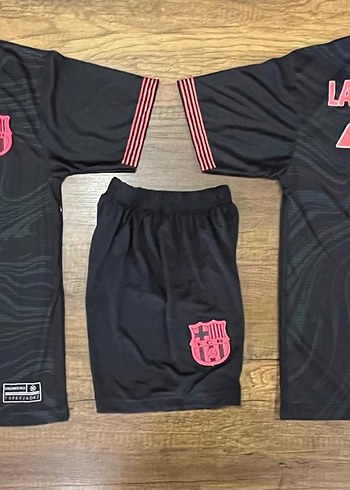 Siyah Barcelona Lamine Yamal 10 Numara Çocuk