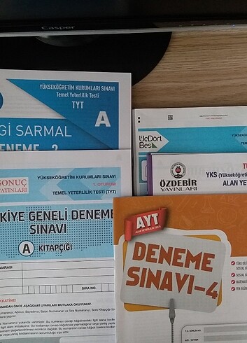 Çap Özdebir Üç Dört Beş Sonuç Palme AYT TYT 20 Deneme