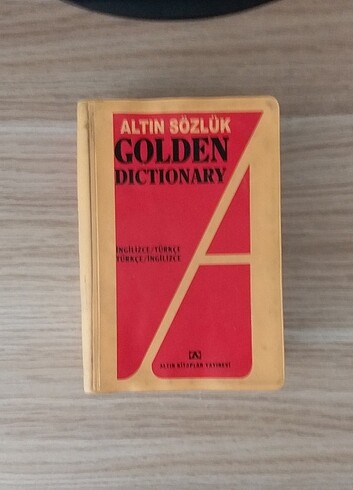 Altın Sözlük Golden Dictionary İngilizce Türkçe 