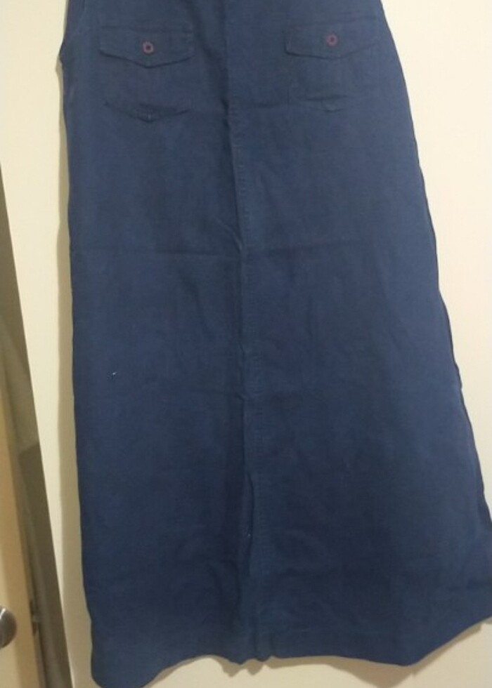 Kot mavi elbise  - Görsel 4