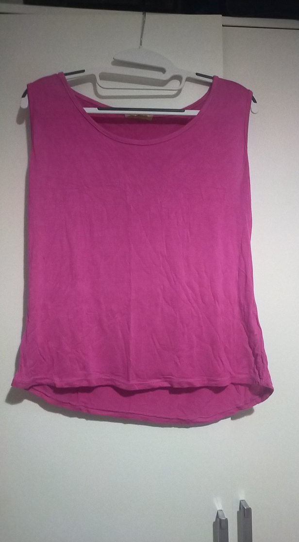 Pembe Dantel Detaylı Kadın Triko Bluz - Görsel 5