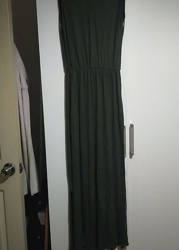 Nakışlı Yeşil Bohem Uzun Elbise - Görsel 8