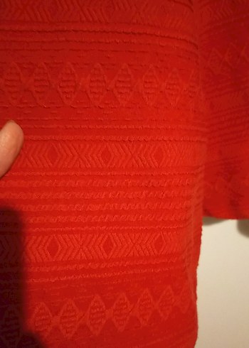 Kırmızı Pilili Midi Elbise - Görsel 4