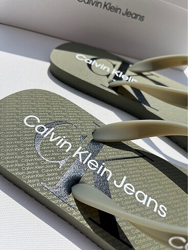 Calvin Klein Etiketli Erkek Terlik - Görsel 3