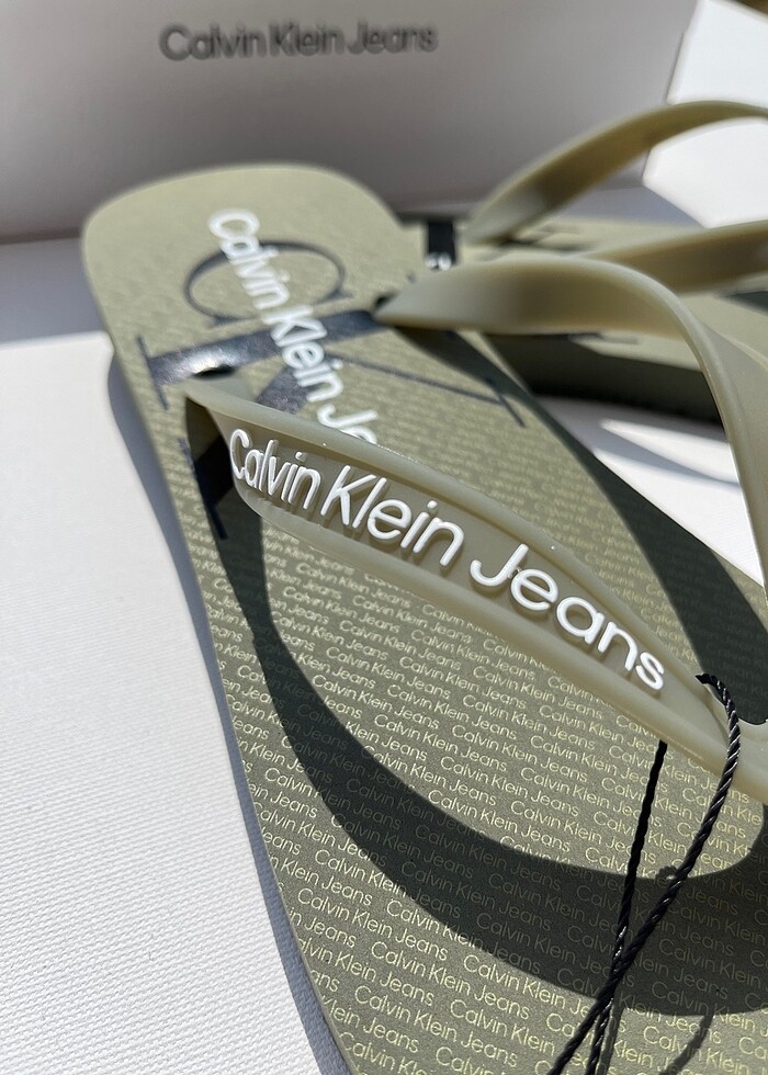 Calvin Klein Etiketli Erkek Terlik - Görsel 2