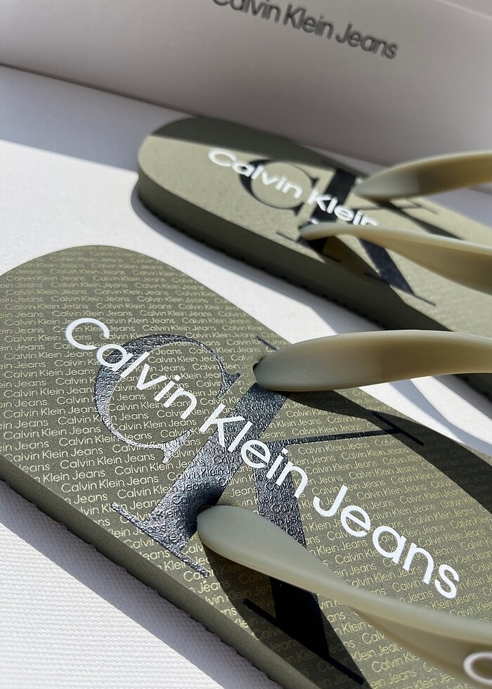 Calvin Klein Etiketli Erkek Terlik - Görsel 3