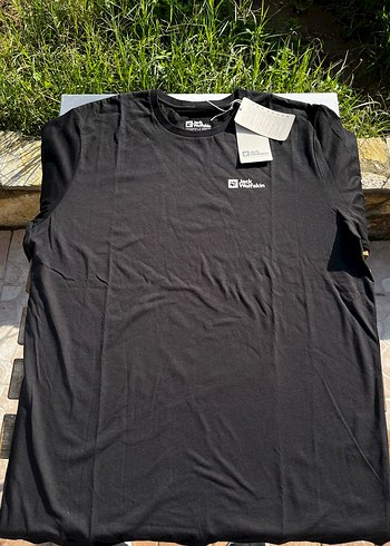 Siyah Jack Wolfskin Etiketli Erkek Tişört - Görsel 3