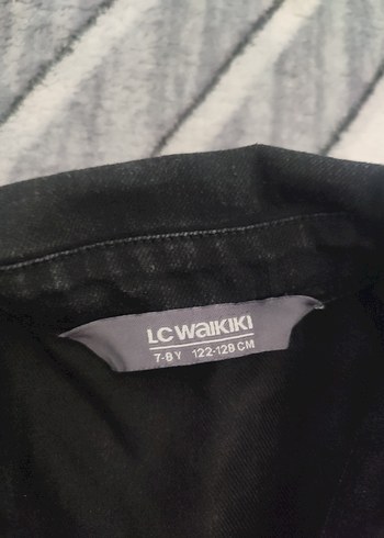 8 Yaş Beden Siyah Erkek Çocuk Denim Ceket
