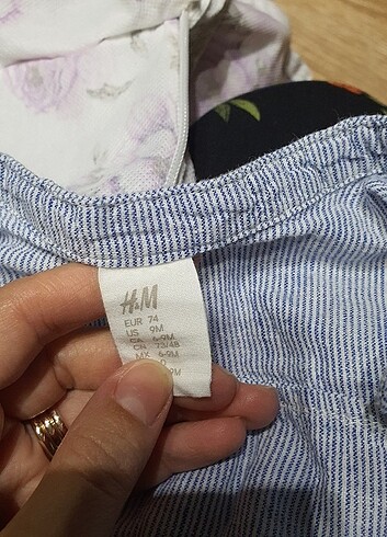 6-9 Ay Beden H&M baby gömlek 