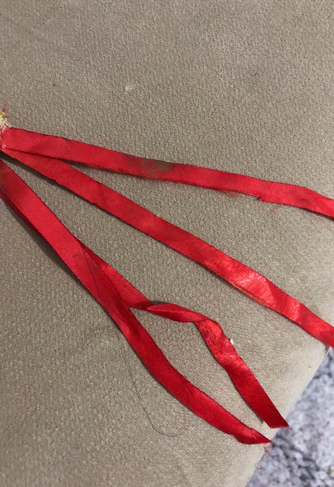 Kırmızı Dantel İşlemeli Mini Bohem Kadın Gelinlik - Görsel 2