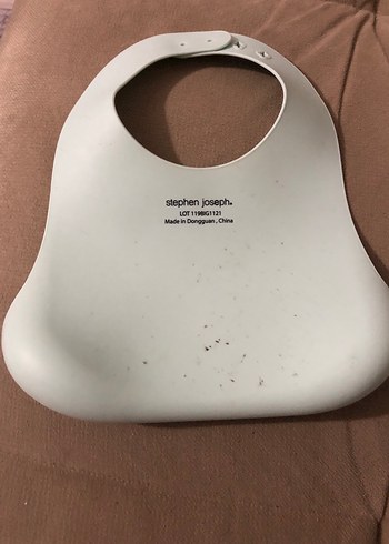 Bebek için pastel renkli silikon önlük - Görsel 2