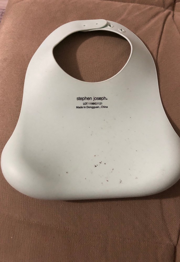 Bebek için pastel renkli silikon önlük - Görsel 2