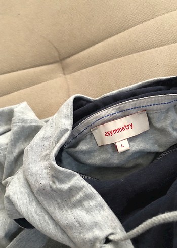 Gri Uzun Kollu Hamile Bluzu - Görsel 3