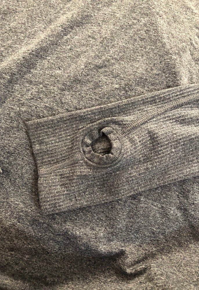 Gri Uzun Kollu Hamile Kıyafeti - Görsel 2