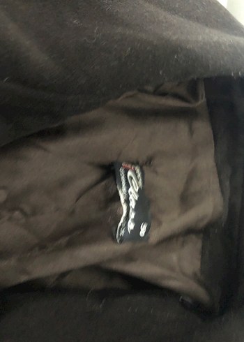 Düğmeli Kahverengi Erkek Keten Midi Kaban - Görsel 2