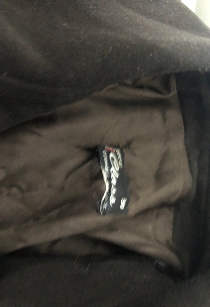 Düğmeli Kahverengi Erkek Keten Midi Kaban - Görsel 2