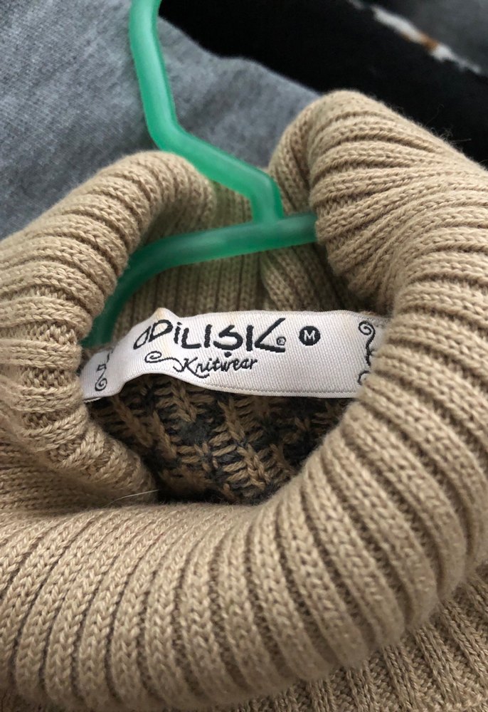 Bohem Tarzı Boğazlı Kısa Kollu Örgü Elbise - Görsel 5