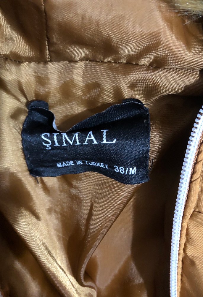 Kahverengi Fermuarlı Kadın Kışlık Mont - Görsel 2