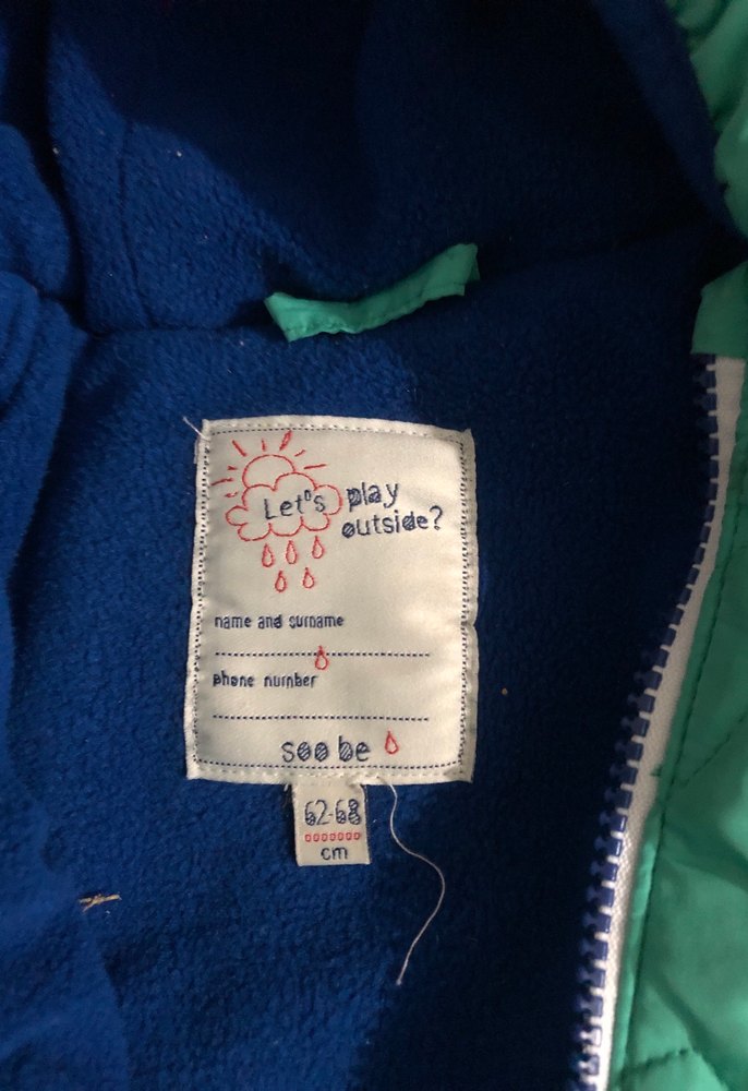 Turkuaz Fermuarlı Bebek Tulumu - Görsel 2