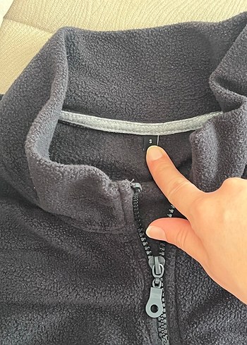 Trendyol & Milla Gri Minnesota Baskılı Fermuarlı Polar sweat