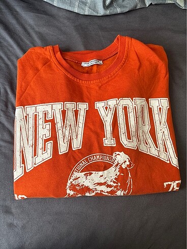 Diğer turuncu sweatshirt