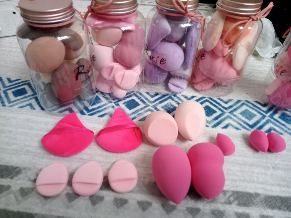 Pastel Pembe Makyaj Süngeri Seti - Görsel 3