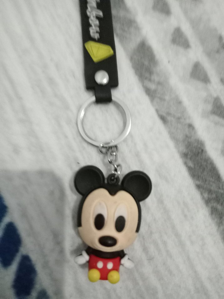 Renkli Püsküllü Rock Punk Anahtarlık - Görsel 2