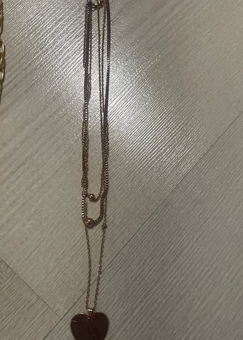 Accessorize Altın Renk Zincir Detaylı Bohem Kolye