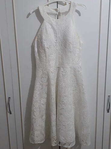 beyaz özel gün elbisesi