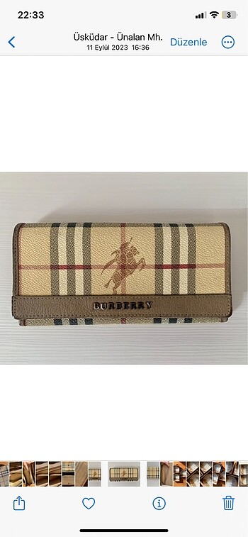 Burberry Cüzdan - Görsel 2