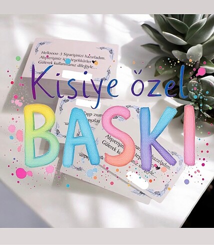 Beden Renk ÖZEL BASKI KARTVİZİT - STICKER