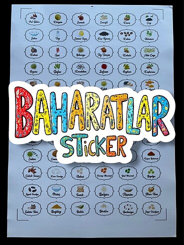 ÖZEL BASKI KARTVİZİT - STICKER