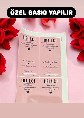 ÖZEL BASKI STICKER - Görsel 10