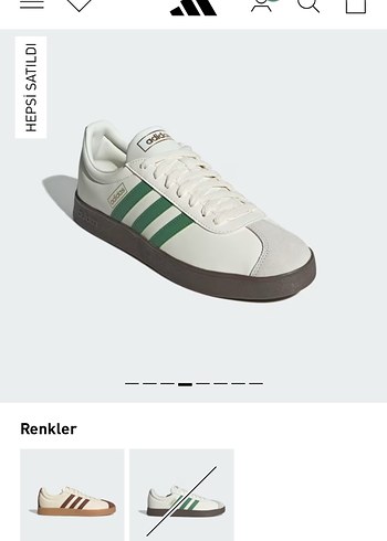 Adidas Beyaz erkek Spor Ayakkabı - Görsel 3